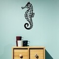 Decoratiune de perete, Seahorse, Tanelorn, 25x53 cm, metal