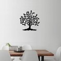 Decoratiune de perete, Tree 14, Tanelorn, 60x60 cm, metal
