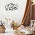 Decoratiune de perete, School Of Fish, Tanelorn, 70x35 cm, metal