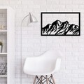 Decoratiune de perete, Mountain, Tanelorn, 100x60 cm, metal