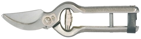 Foarfeca pentru gradinarit, Verdemax, Bypass, 21 cm, otel/plastic, gri