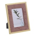 Rama foto Diamonds, InArt, 13x18 cm, fier/poliester, roz/auriu