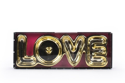 Platou decorativ, Love, Tri-Coastal Design, 15 x 5.5 cm, ceramica