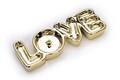 Platou decorativ, Love, Tri-Coastal Design, 15 x 5.5 cm, ceramica