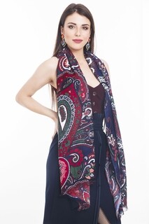 90x190 cm, Cachemira Navy