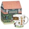 Cana in cutie cadou, Golfer, Churchill, portelan Fine China, 400 ml