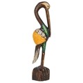 Decoratiune, Bird, Creaciones Meng, 40 cm, lemn de arbore de matase