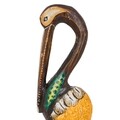 Decoratiune, Bird, Creaciones Meng, 40 cm, lemn de arbore de matase