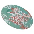 Platou decorativ, Coral Reef, Creaciones Meng, 33 cm, metal, multicolor