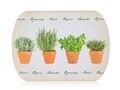 Suport pentru farfurie, Herbs, Banquet, 39x28 cm, pluta