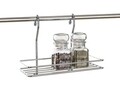 Polita depozitare condimente, Variella, Banquet, 26x14x21 cm, inox