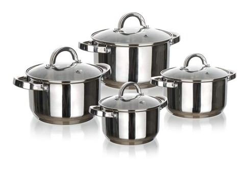 Set de gatit 8 piese, Premius, Prime Chef, inox