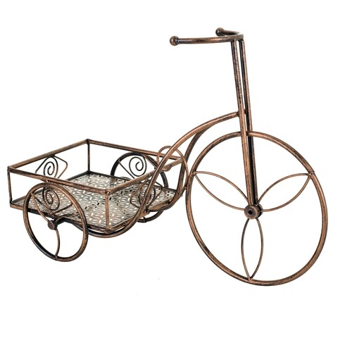 Suport pentru ghiveci, Kara Single, Creaciones Meng, 52x24x36 cm, fier forjat