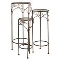 Set 3 suporturi pentru ghiveci, Palmira, Creaciones Meng, fier forjat