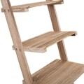 Etajera tip scara, Creaciones Meng, 41x30x130 cm, lemn de paulownia