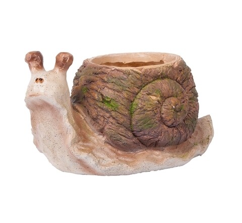Ghiveci, Snail, Creaciones Meng, 42.5x23.5x22.5 cm, polirasina