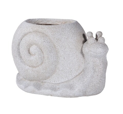 Ghiveci, Snail Light, Creaciones Meng, 40.5x24x28.5 cm, ciment