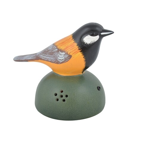 Decoratiune pentru gradina cu senzor de miscare si avertizare sonora, Esschert, 6.3 x 9.5 cm, ceramica, multicolor