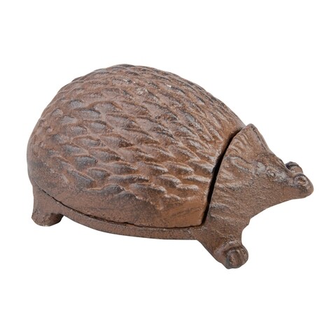 Suport pentru chei, Esschert, Hedgehog, 8.6 x 11 x 5.8 cm, fier forjat