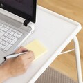 Masuta laterala pentru mic dejun / laptop, InnovaGoods, pliabila, reglabila,  53x39x70 cm
