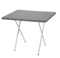 Masa pliabila, metal, gri