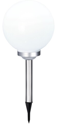 Lampa solara de gradina Ball, Ø30 cm, alb