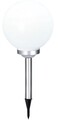 Lampa solara de gradina Ball, Ø30 cm, alb