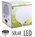 Lampa solara de gradina Ball, Ø30 cm, alb