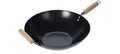 Wok Excellent Houseware, Ø34.5 cm, otel, negru