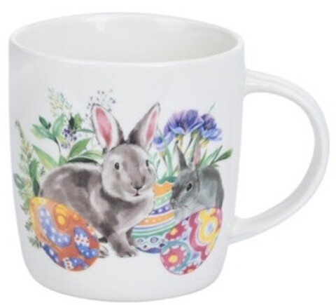 Cana Bunnys, 370 ml, portelan, multicolor