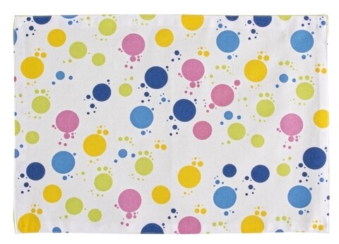 4db tányértartó készlet, Bubble, Bizzotto, pamut, 33x48 cm