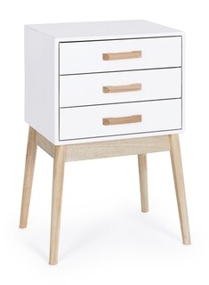 Alb, Comoda 43x30x68 cm
