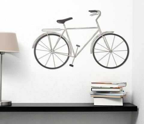 Bike Panel Fali dekoráció, Mauro Ferretti, 90x5.5x61 cm, vas, színes
