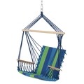 Hammock Kerti terasz/hinta, 55 x 90 cm, kék/zöld