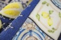 Covor pentru bucatarie, Olivo Tappeti, New Smile Modern, Blue Lemons, 50 x 80 cm, nailon, multicolor