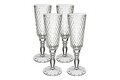 Set 4 pahare de sampanie, Villeroy & Boch, Boston Flare, 175 ml, sticla cristal