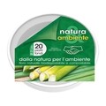 Set 20 boluri biodegradabile, Natura si ambient, 21 cm Ø, fibra din trestie de zahar
