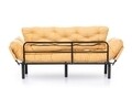 Nitta Triple Kihúzható kanapé, Futon, 3 személyes, 225x70 cm, fém, mustársárga