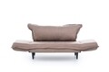 Vino Daybed Kihúzható kanapé, Futon, 3 személyes, 200x70 cm, fém, bézs