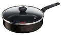 Fedős serpenyő, Tefal, Simply Clean, 24 cm Ø, alumínium/üveg