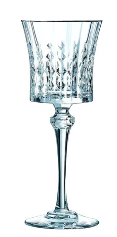 Set 6 pahare pentru vin alb, Eclat Cristal D'Arques, Lady Diamond, 190 ml, sticla cristal