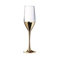 Set 4 pahare pentru sampanie, Luminarc, Electric Gold Flute, 160 ml, sticla