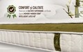Saltea Green Future Nature Bamboo 80x200 cm, H 25 cm, Latex, Memory, Dual Confort