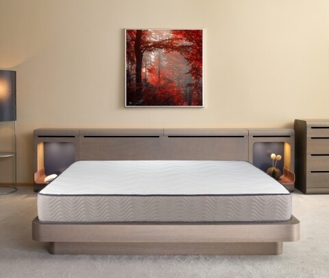 Saltea Bedora, Fresh Memory Grey Line, Ortopedica, Anatomica 140 x 200 x 20 cm