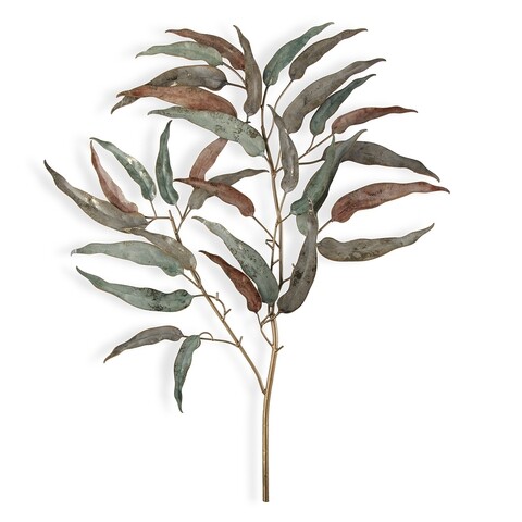 Decoratiune de perete Taj Leaves, Versa, 53.5x72.4 cm, metal