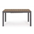 Elias Kihúzható kerti asztal, Bizzotto, 140-200x90x75 cm, alumínium/rétegelt lemez