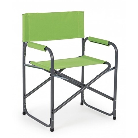 Scaun pliabil pentru exterior Olbia, Bizzotto, 55x47x78 cm, otel/poliester, verde lime