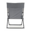 Scaun pentru gradina, Relax, Bizzotto, 60x90x86 cm, otel/poliester, gri deschis