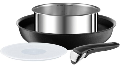 Edénykészlet, 4 részes, Tefal, Ingenio Essentials, alumínium / műanyag / bakelit