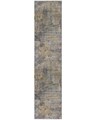 Covor Wonderlust Grey/Ochre, Flair Rugs, 80x300 cm, polipropilena, gri/ocru